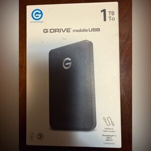 G-Technology G-DRIVE Mobile USB. New/unopened box.
